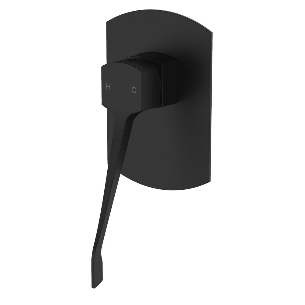 Fienza 218101BD Koko Care Wall Mounted Bathroom Sink Faucet - Matte Black Finish for Modern & Contemporary Bathroom Decor - Perfect for Vanities, Powder Rooms & Guest Baths