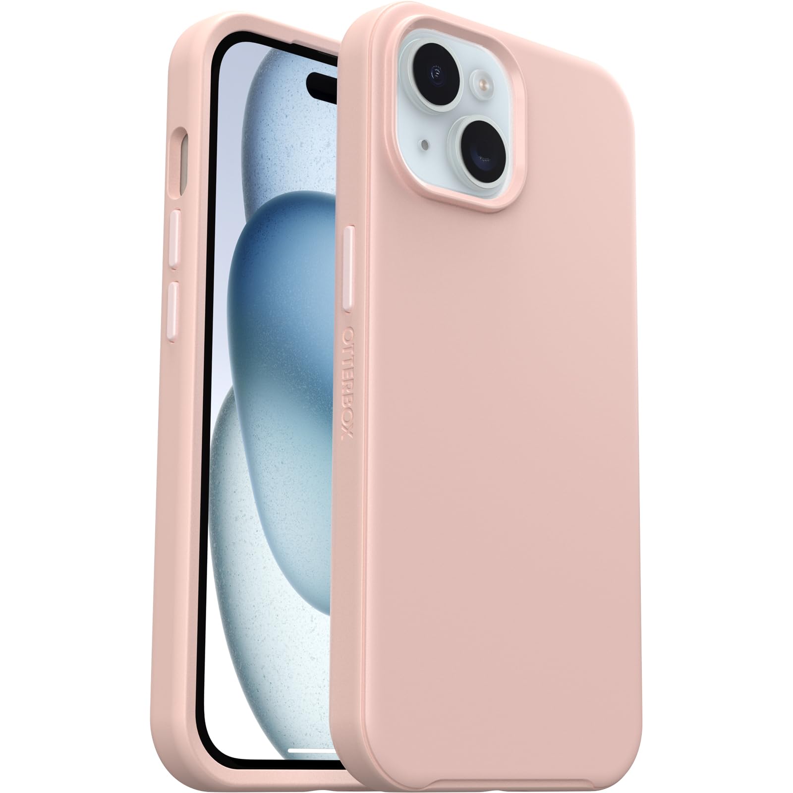 OtterBox Symmetry MagSafe Case for iPhone 16e 15 14 13 - Slim Shockproof Drop-Proof Protective Phone Cover | Military-Grade Protection (3x Tested) | Rose Pink | Perfect for Everyday Use, Outdoor Activities & Travel