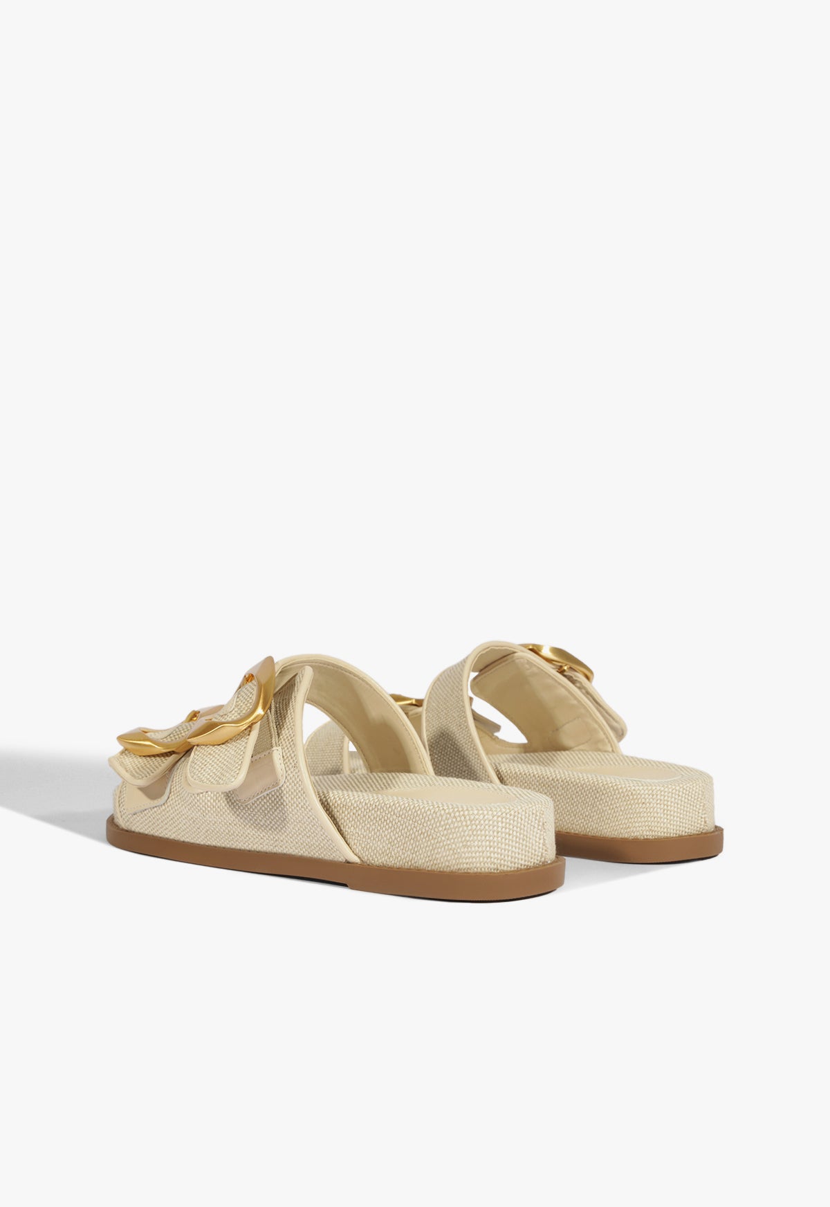 Olga Beige Fabric Sporty Sandals for Women - Comfortable Casual Walking Shoes - Perfect for Beach, Vacation & Summer Outfits