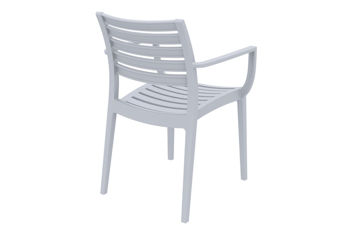 Artemis Outdoor Lounge Chair - Stackable, Weather-Resistant Patio Armchair for Poolside, Garden & Backyard Relaxation