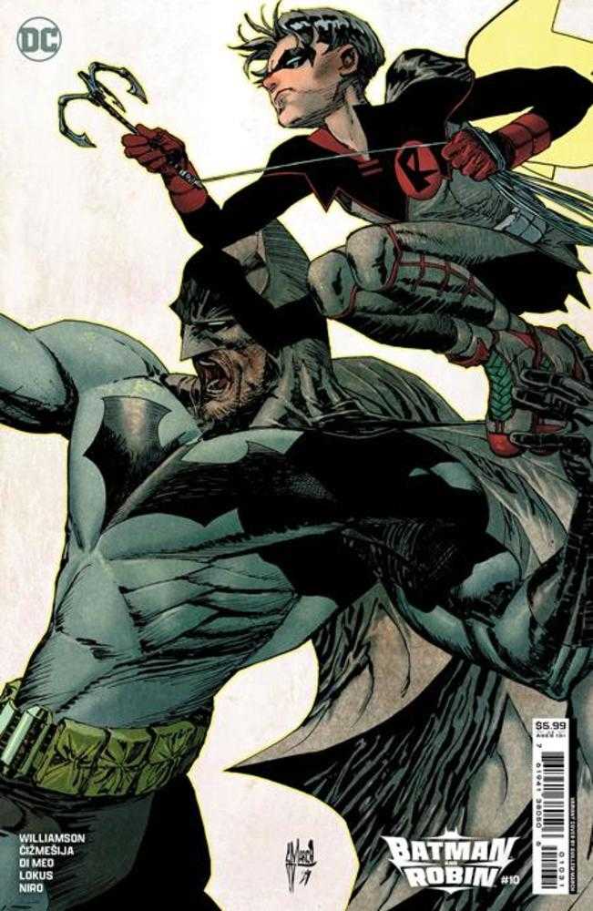 Batman And Robin #10 Cover C Guillem March Card Stock Variant - DC Comics Collectible for Fans & Display - Perfect for Comic Book Collections, Gifts, and Home Decor