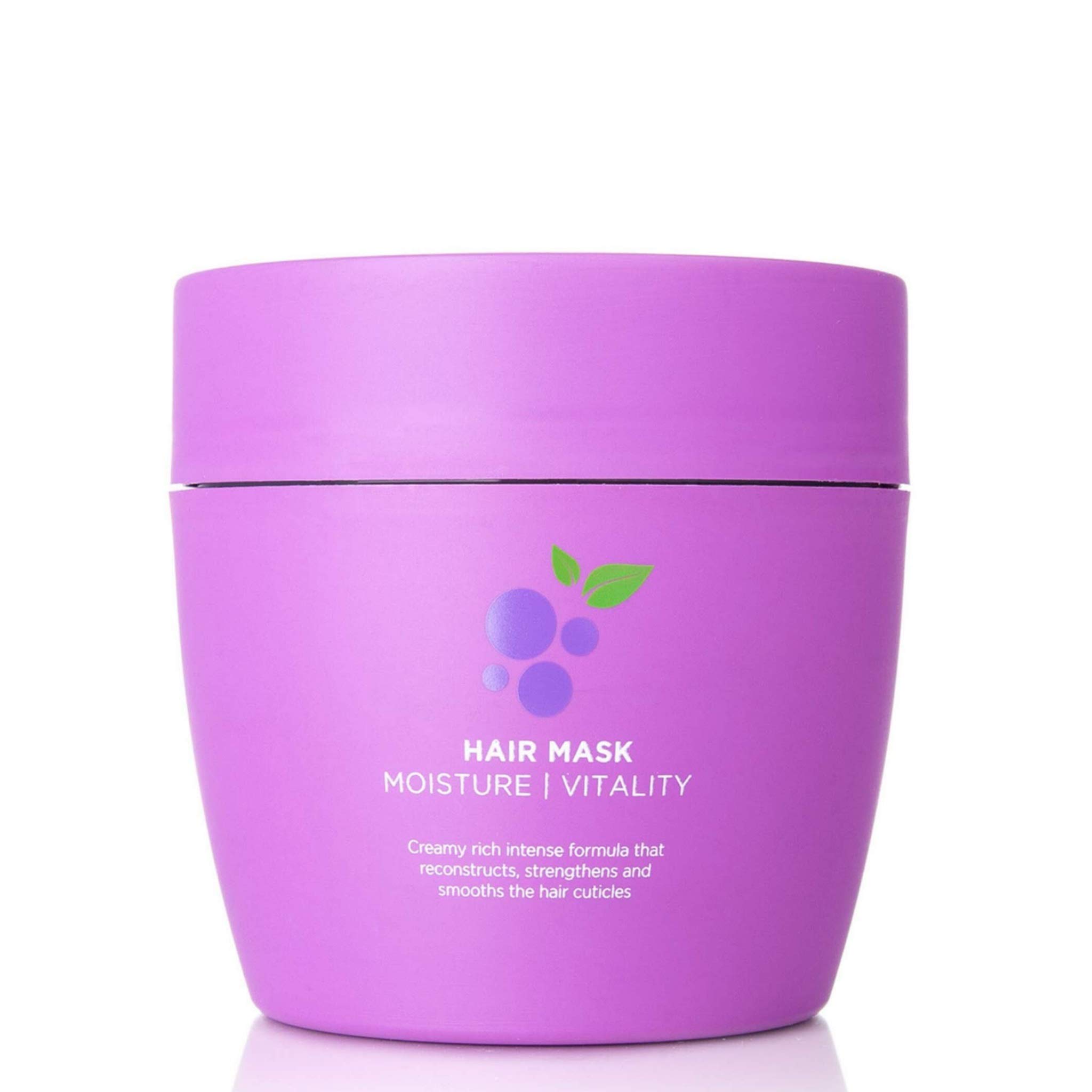 Acai Hair Care Moisture Vitality Hair Mask - Creamy Deep Conditioning Treatment for Dry, Damaged Hair - Reconstructs, Strengthens & Smooths Hair Cuticle - Natural Hair & Body Care - Perfect for Salon-Quality Results at Home