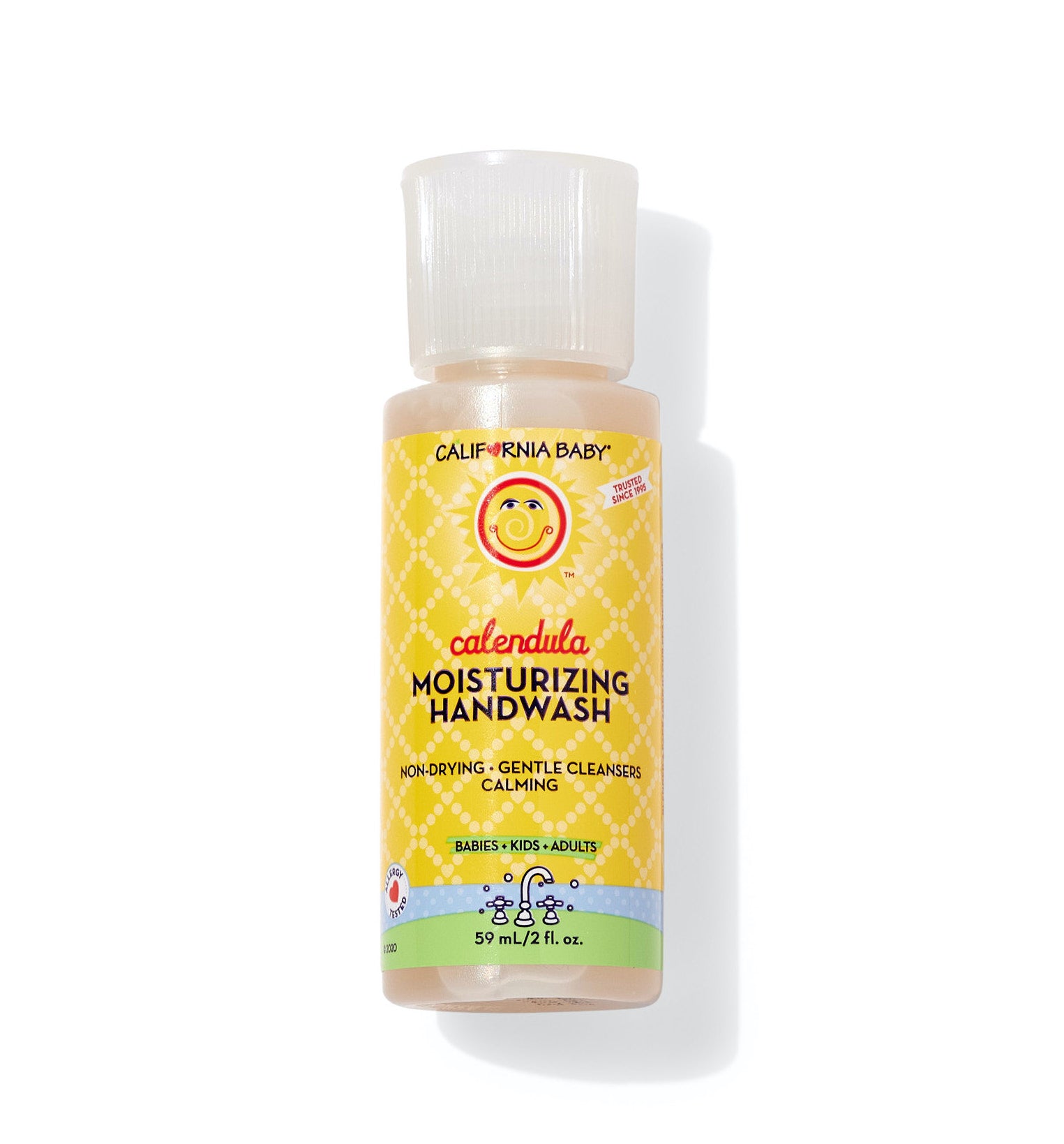 Organic Calendula Hand Wash Sample - Soothing & Moisturizing Natural Hand Soap for Dry Skin - Perfect for Home, Office & Travel Use