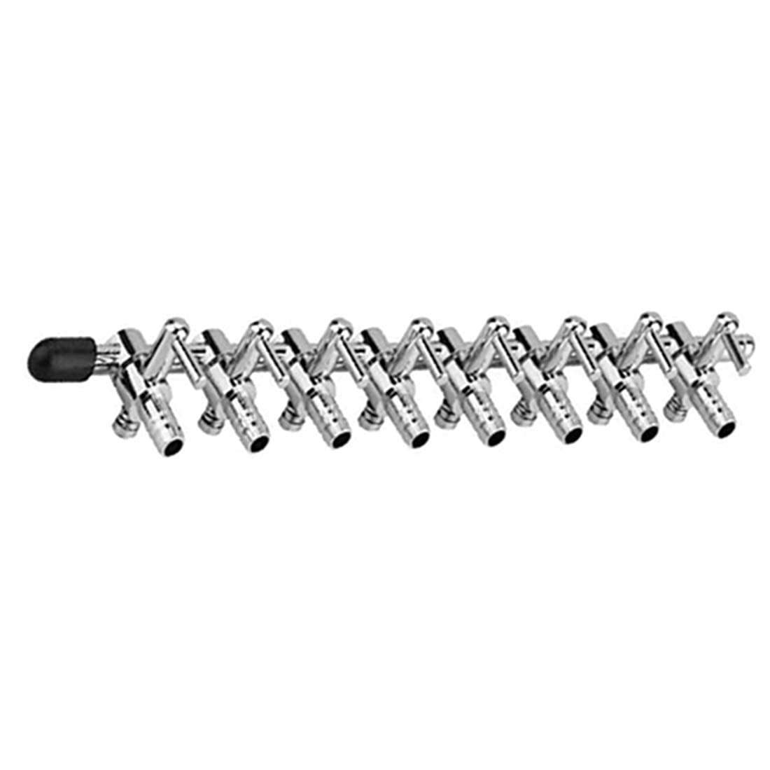 8-Way Aquarium Air Valve - Inline Manifold Flow Pump Tubing Splitter with Lever Control for Fish Tank, Hydroponics & Bubble Systems | Perfect for Multiple Tank Setups & Air Stone Distribution