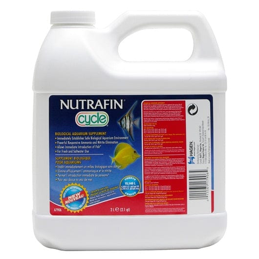 Nutrafin Cycle Biological Aquarium Supplement - Beneficial Bacteria for Fish Tank Cycling | Promotes Healthy Water Conditions | Ideal for New Tank Setup & Maintenance