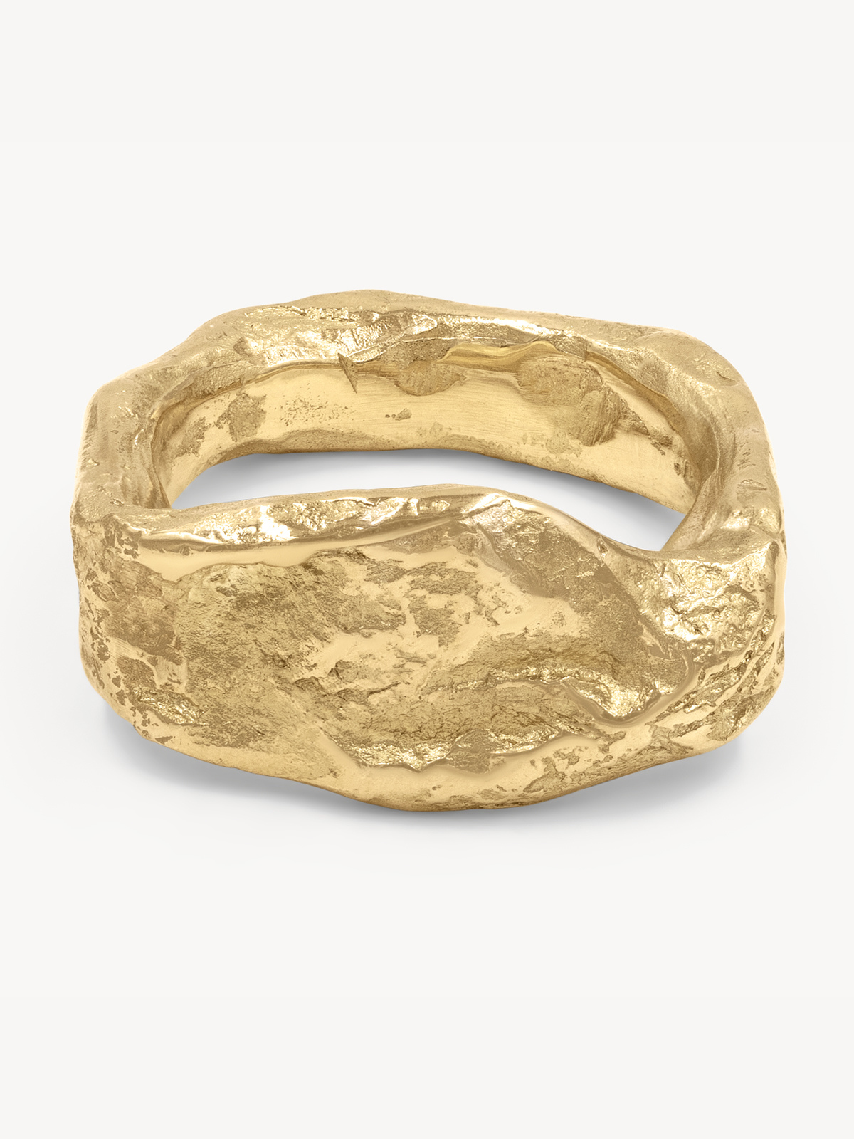 Signet Rock Ring for Women - Vintage Silver Jewelry with Natural Stone - Perfect for Everyday Wear & Special Occasions