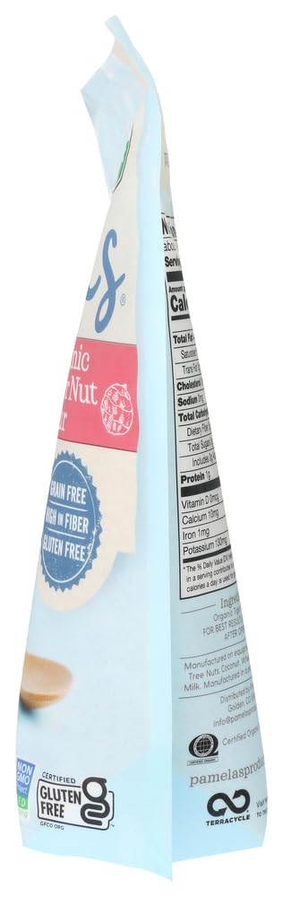 Pamela's Products Organic Tiger Nut Flour - Gluten-Free, Paleo-Friendly, 14 oz (Case of 6) for Baking, Cooking & Healthy Recipes