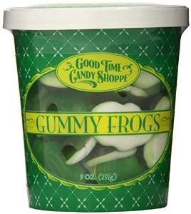 Pepper Creek Farms 195F Gummy Frogs - 12 Pack | Delicious Sour Candy for Kids Birthday Parties, Halloween Treats & Movie Night Snacks