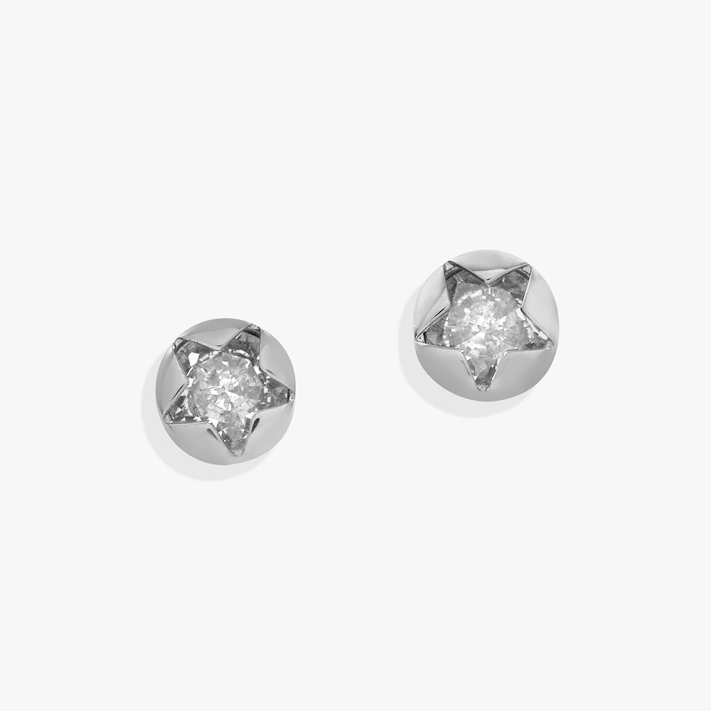 Crystal Star Mini Stud Earrings for Women - Sparkling Tiny Star Earrings for Daily Wear, Gift Giving & Special Occasions