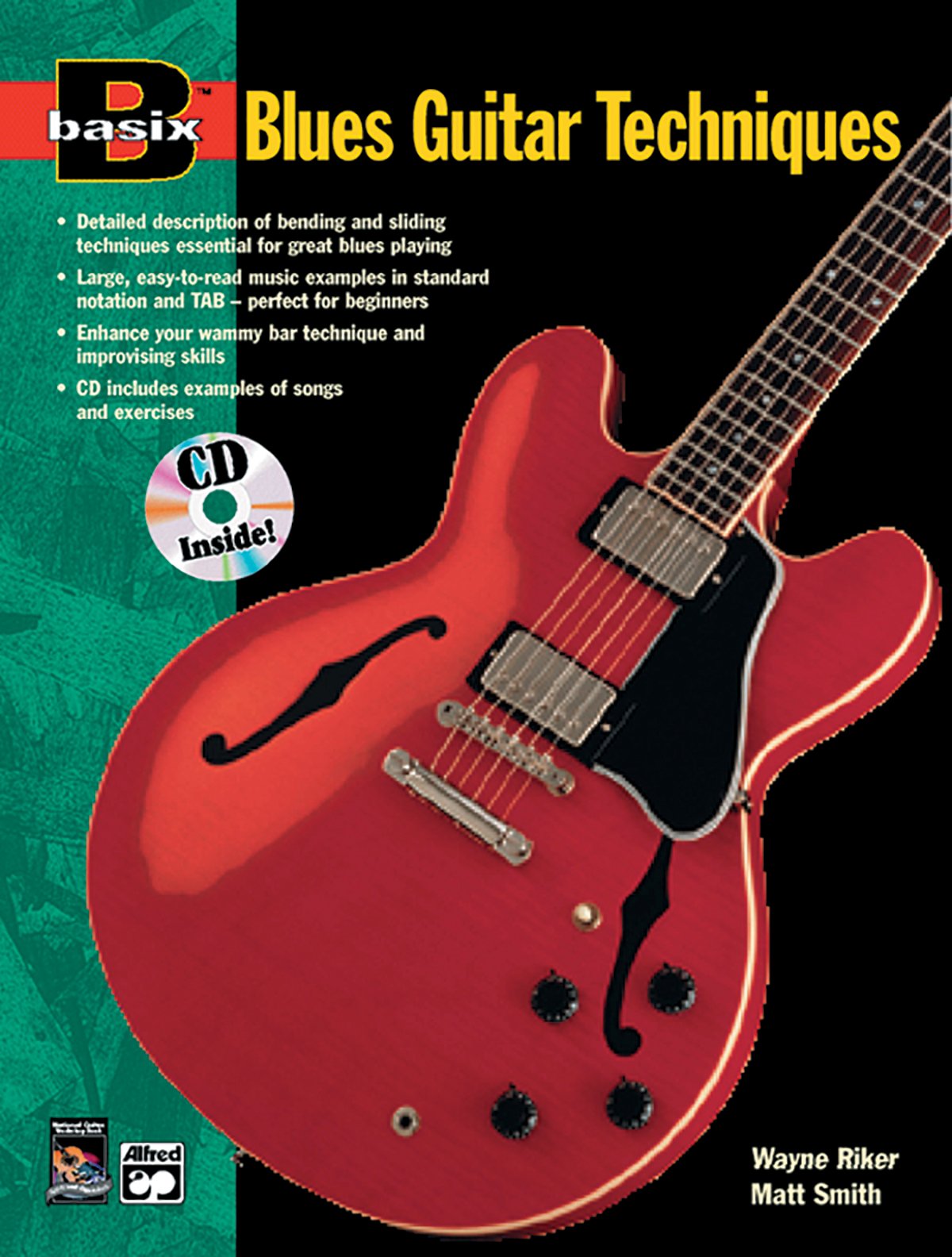 Basix Blues Guitar Techniques Book & CD - Learn Blues Guitar with Step-by-Step Lessons & Audio Examples | Perfect for Beginners & Intermediate Players