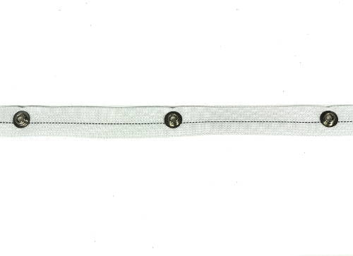 Ripplefold Snap Tape - Premium Curtain Pleating Tape for Custom Drapes & Window Treatments - Perfect for Home Decor, Bedroom, Living Room, and Office