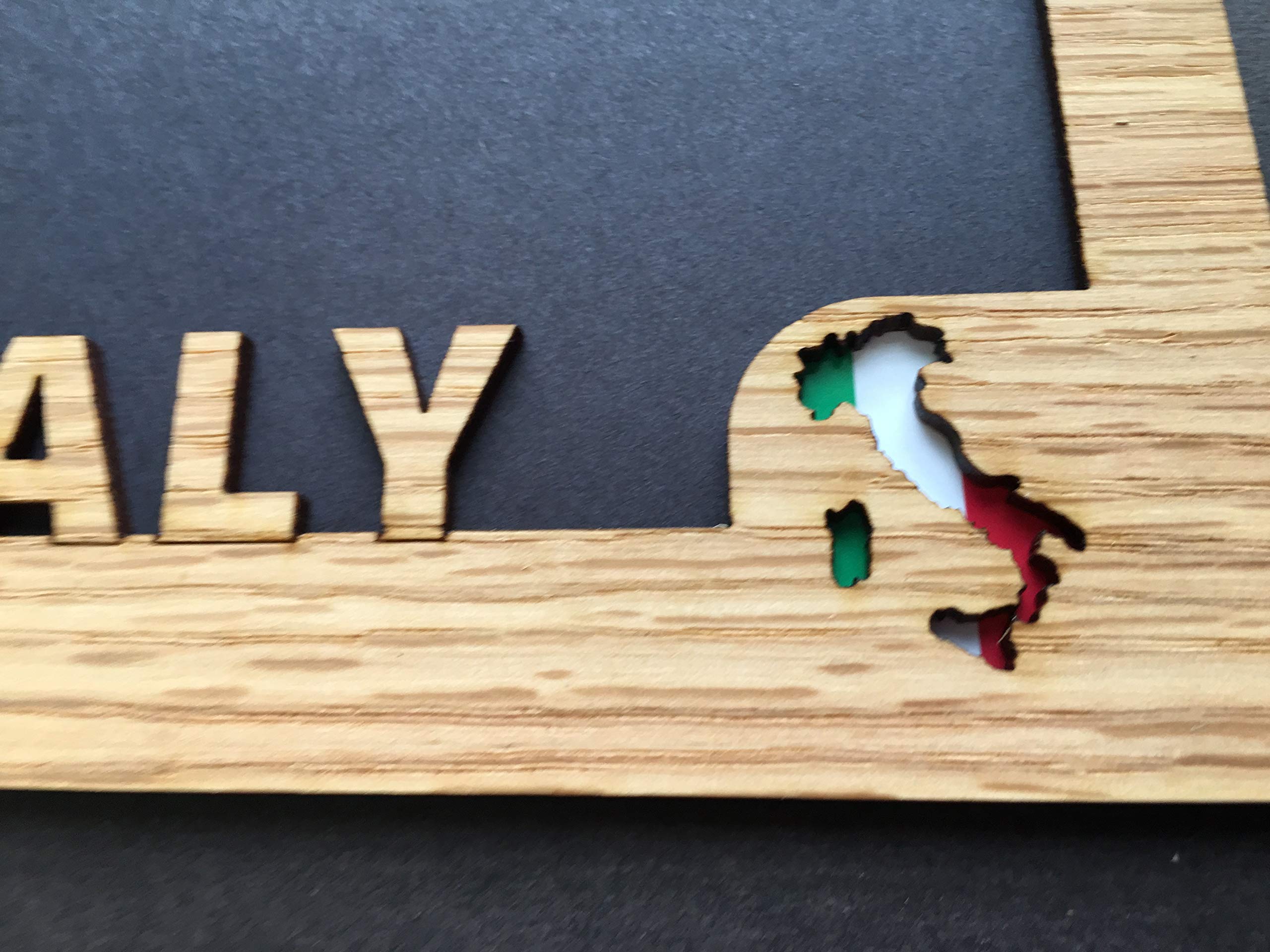 Personalized Italy Travel Photo Frame - Holds 5x7 & 4x6 Pictures - Perfect for Vacation Memories, Home Decor & Gift Giving
