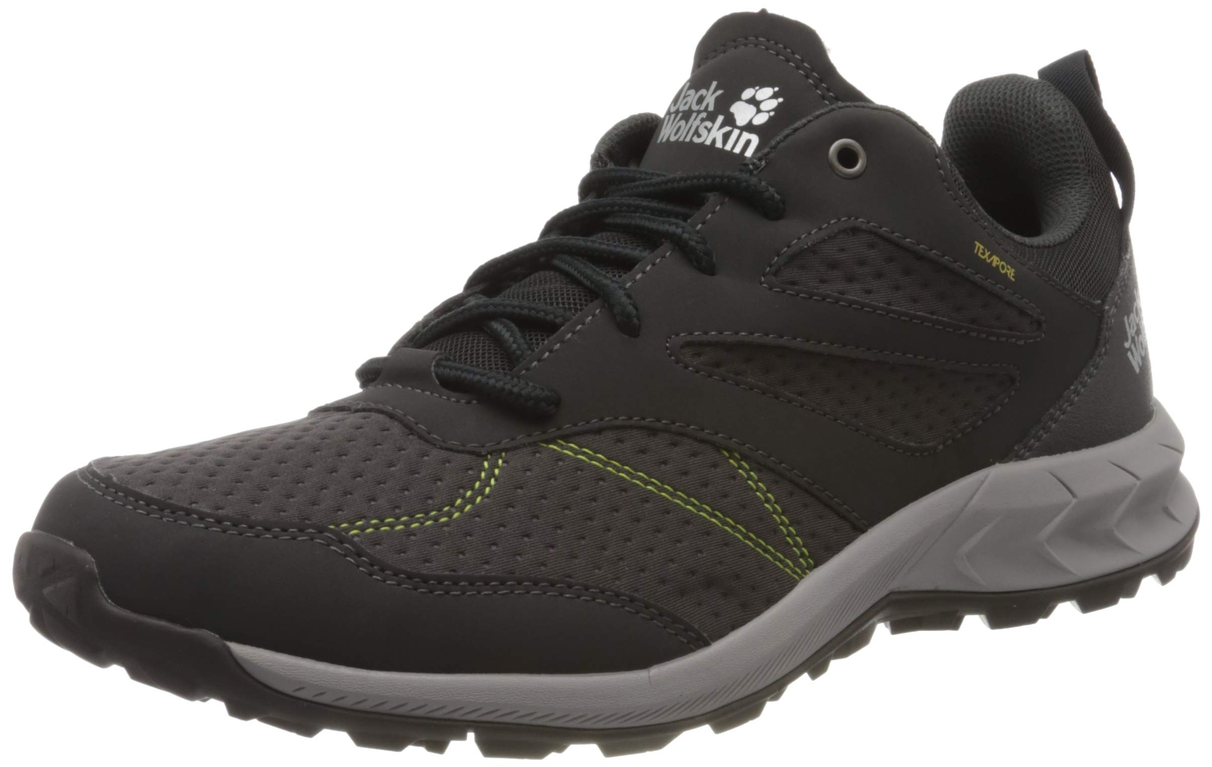 Jack Wolfskin Men's Woodland Texapore Low M Rise Hiking Shoes - Waterproof Lightweight Outdoor Trekking Footwear for Trail Walking & Mountain Adventures