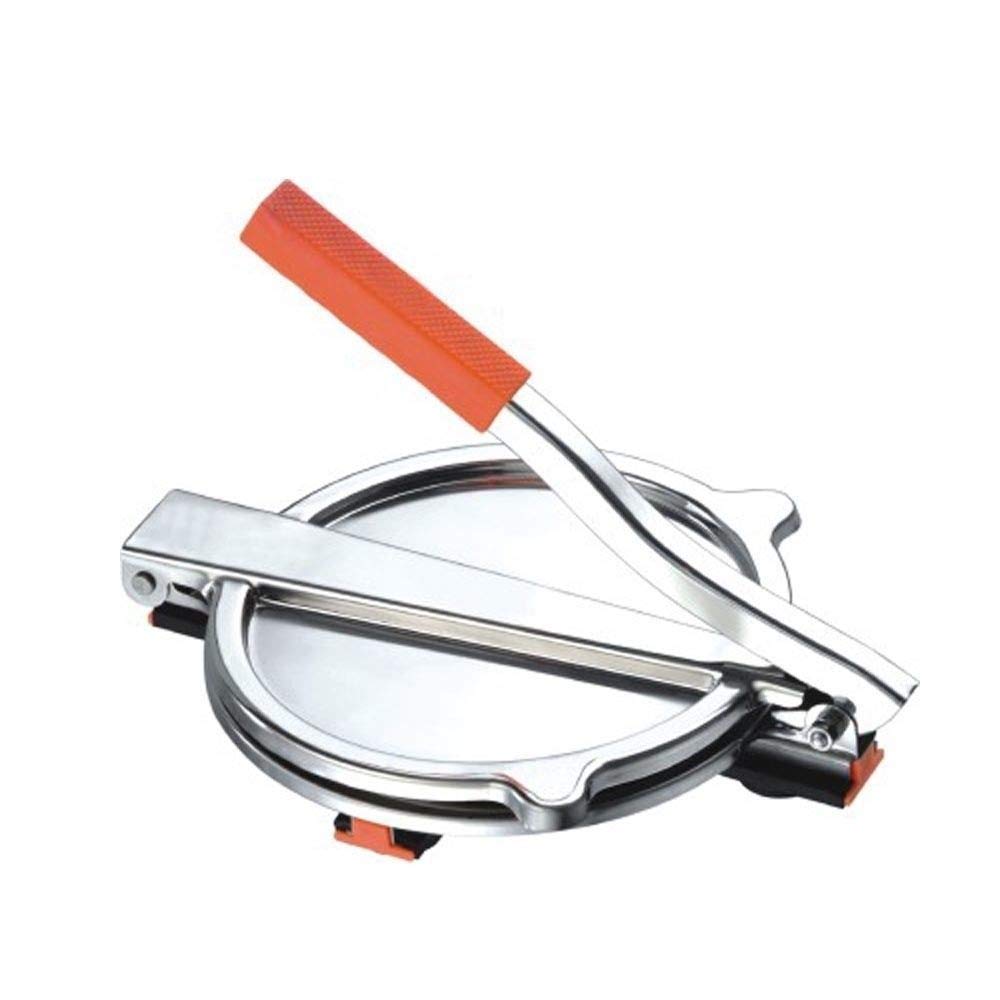 Stainless Steel Puri Press Maker - Easy Grip for Homemade Puri, Papad, Chapati & Roti - Perfect for Indian Cooking & Baking