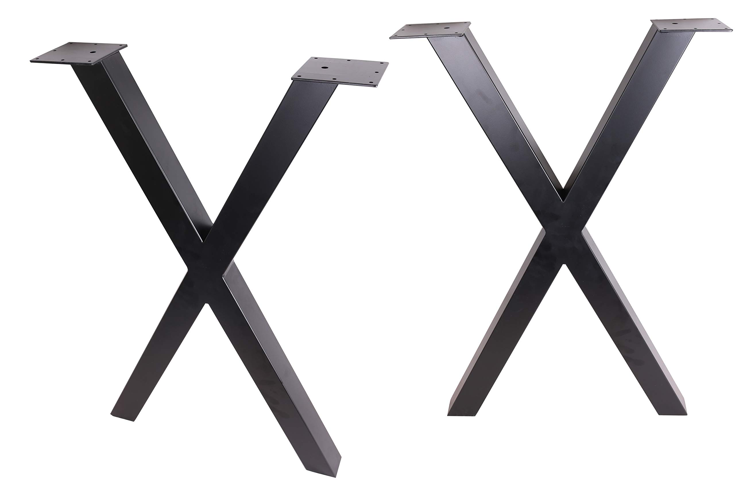 Vintage X-Shaped Steel Table Legs 30
