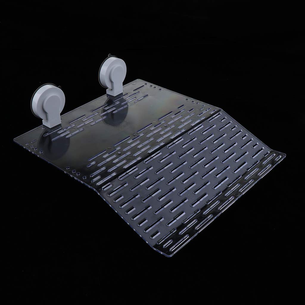 **Large Floating Turtle Basking Platform with Suction Cups - XL Tortoise Resting Dock for Aquarium, Reptile Tank Decor - Perfect for Pet Turtles, Terrapins & Aquatic Reptiles**