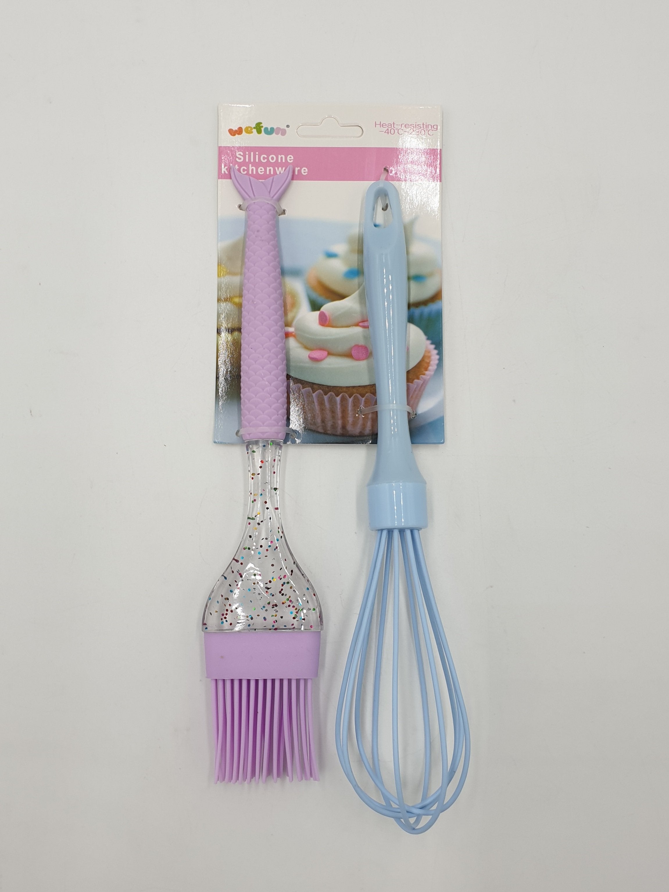 2-Piece Silicone Baking Tools Set - Non-Stick, Heat-Resistant for Baking, Cooking & Decorating - Perfect for Cakes, Cookies & Pastries