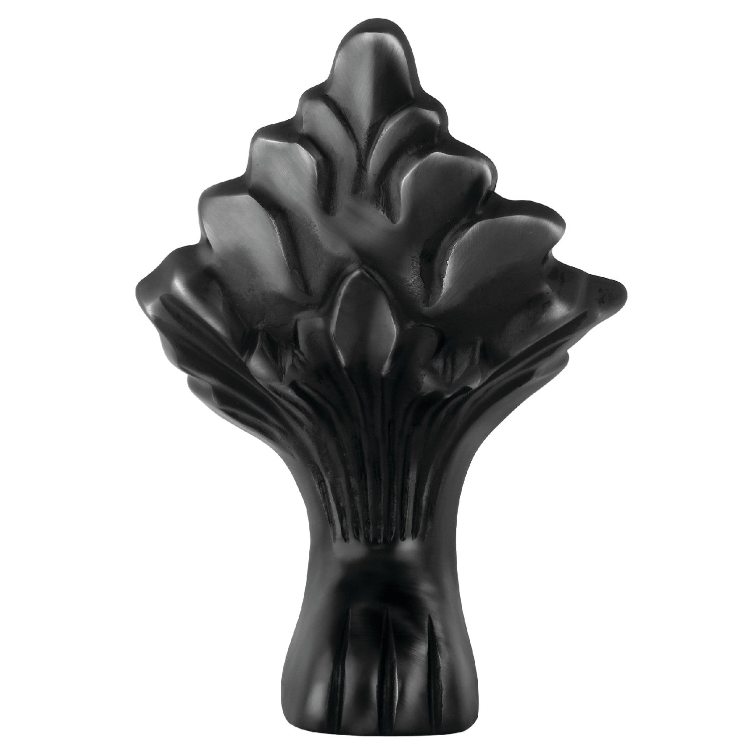 Aqua Eden VCTNC0 4-Piece Lion Paw Cast Iron Tub Feet Set - Matte Black - Vintage Clawfoot Bathtub Legs for Classic Bathroom Decor