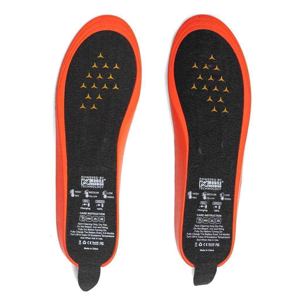 Battery Heated Insoles for Men & Women - Rechargeable Electric Foot Warmers with Wireless Remote Control - Perfect for Winter, Hiking, Skiing & Outdoor Activities
