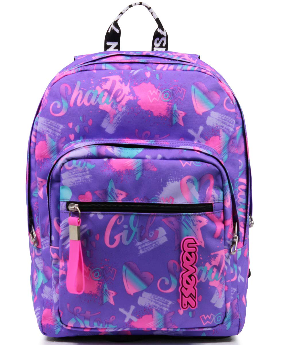 Iridescent Padded School Backpack for Kids - Large Capacity for School & Sports