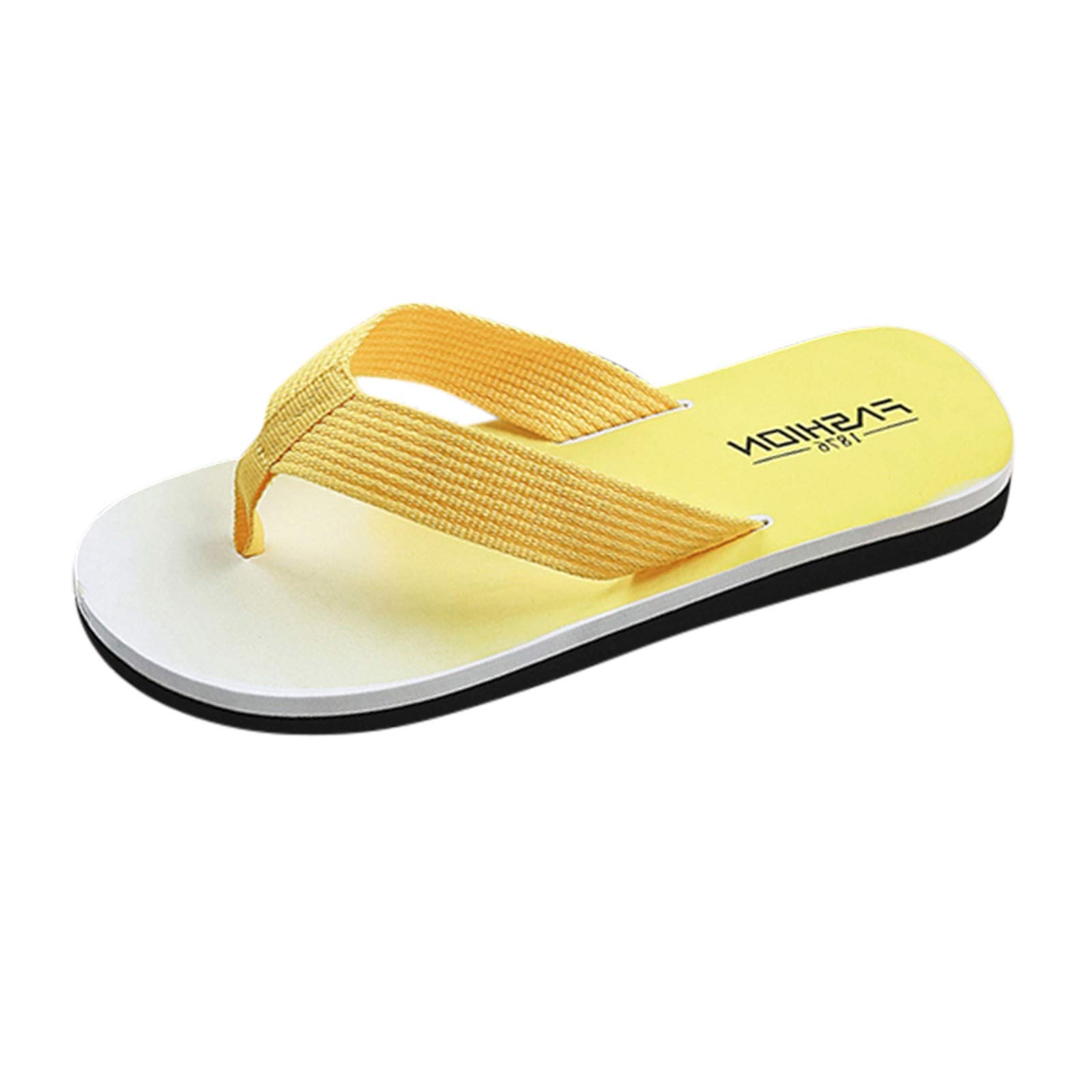 **Breathable Memory Foam Flip-Flops for Men - Comfortable Summer Slippers, Size 10 - Perfect for Home, Beach & Outdoor Relaxation**