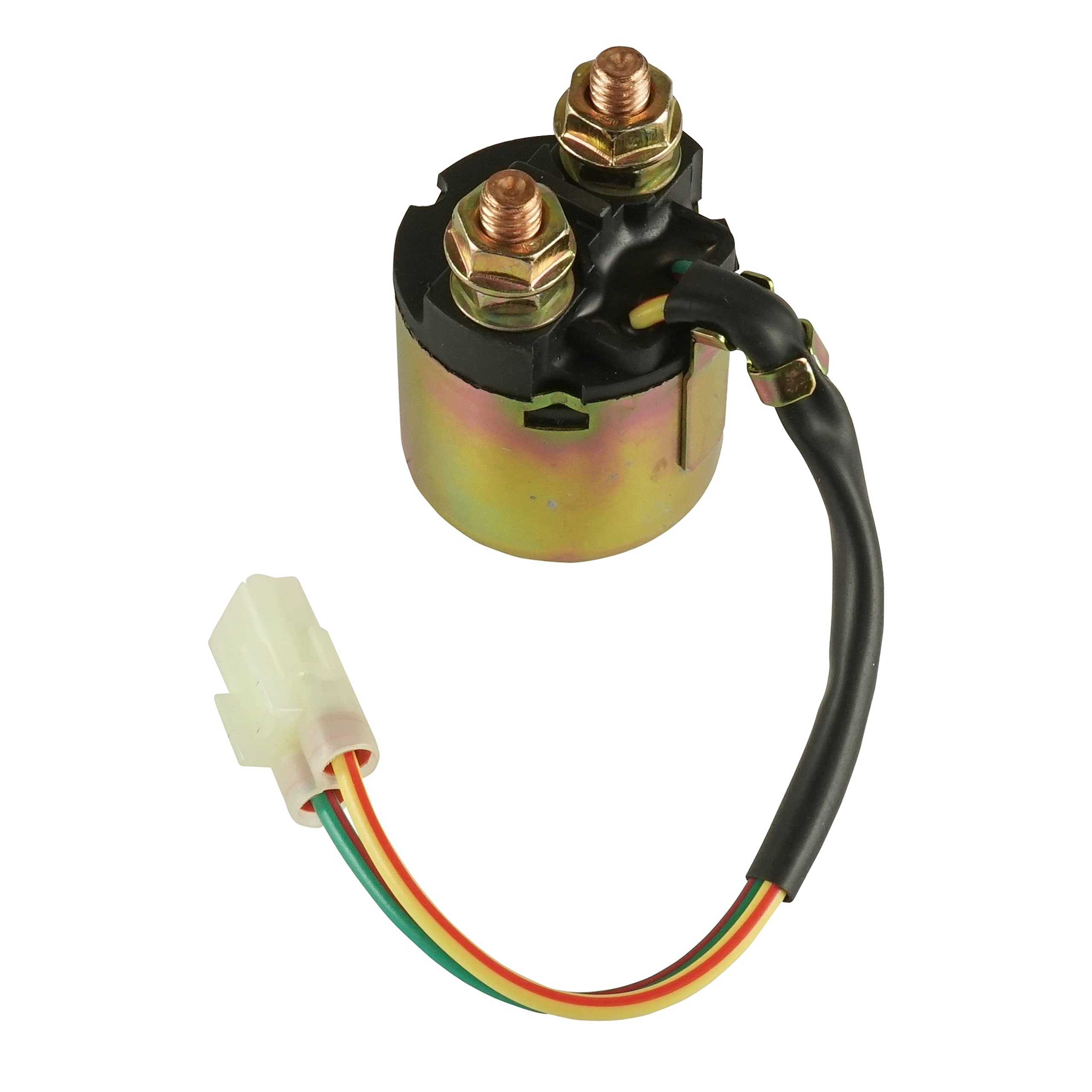 Caltric Starter Solenoid Relay Replacement for Honda 35850-HM7-000 35850-HN2-A01 - Compatible with Honda ATVs, Lawn Mowers & Power Equipment