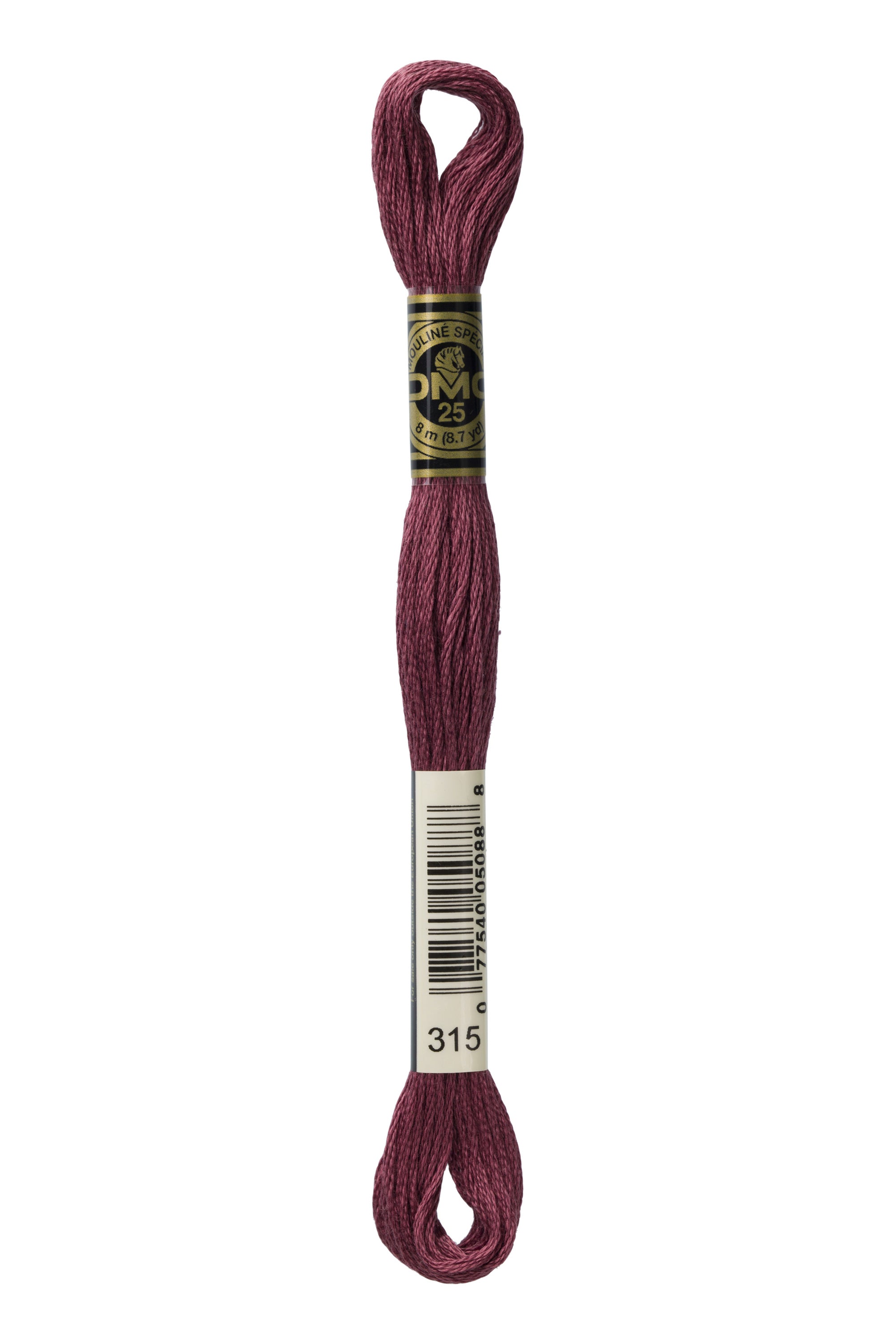 DMC 315 Cotton Embroidery Floss - 6 Stranded Premium Thread for Cross Stitch, Needlepoint & Hand Embroidery - Perfect for DIY Crafts, Scrapbooking & Home Decor Projects