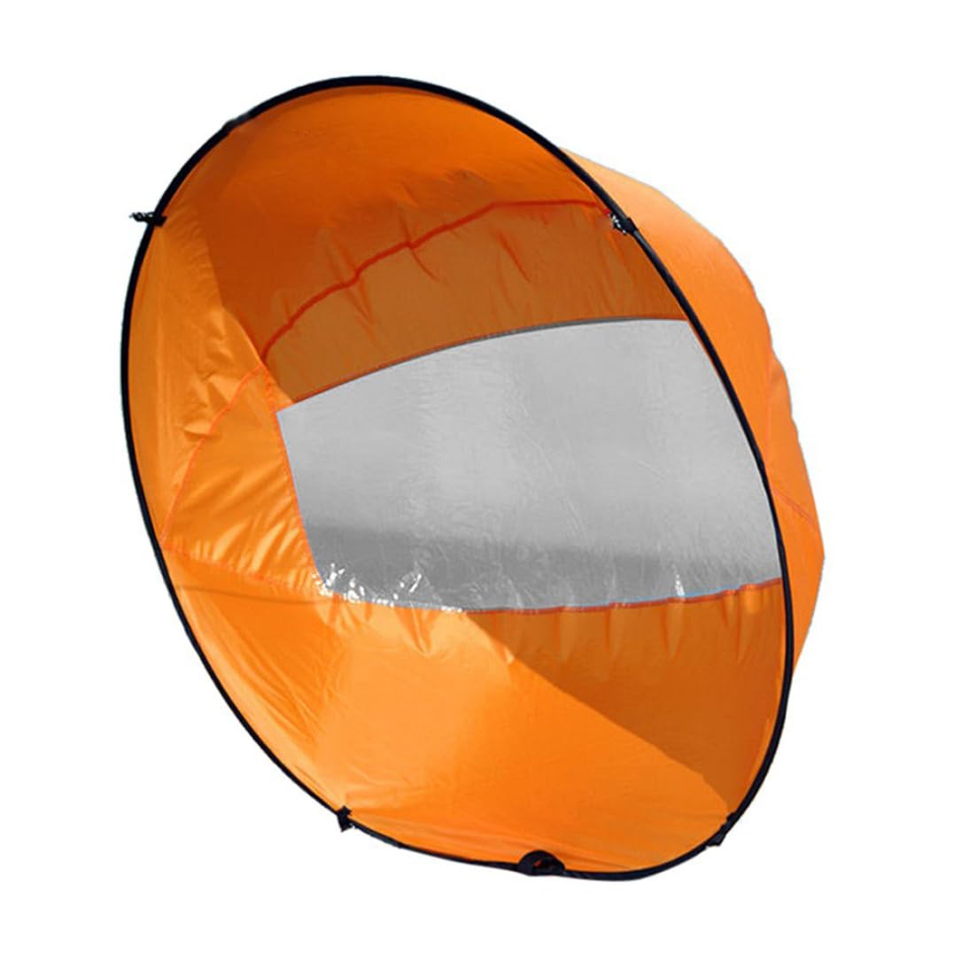 Foldable Kayak Wind Sail with Clear Window - Portable Downwind Paddle Sail for Inflatable Boats & Kayaks | Kayaking Accessory for Lakes, Rivers & Ocean Adventures