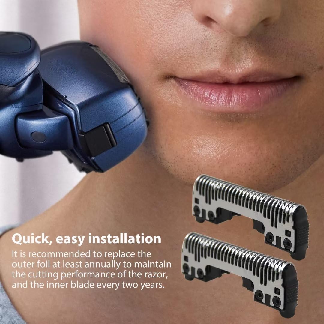 Premium Replacement Razor Blades for Panasonic ES-RT81/RT51/RT20/RT30/RT401/RT60 Electric Shavers - Sharp Stainless Steel Men's Shaver Heads - Perfect for Travel, Daily Grooming & Sensitive Skin Care