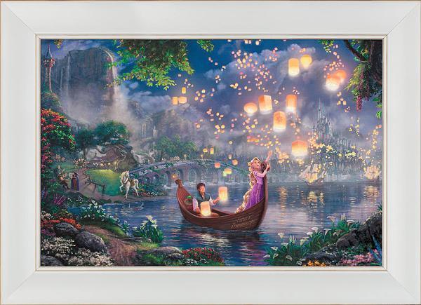 Personalized Disney Tangled Framed Canvas Wall Art - Custom Name & Quote - Perfect for Kids' Room, Nursery, or Gift