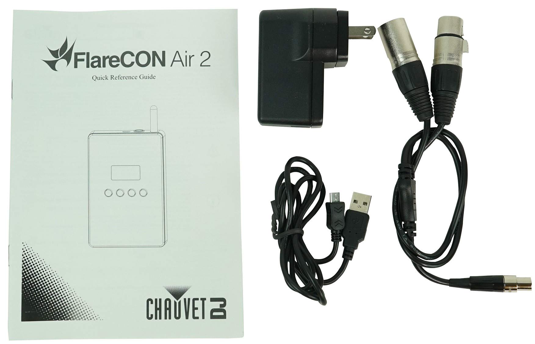 Chauvet DJ FlareCON Air 2 Wireless Wi-Fi Receiver & D-Fi Transmitter Combo - Professional DJ Lighting Control for Live Shows, Clubs & Events