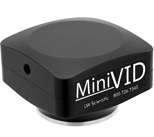 MVC-U6MP-USB3 MiniVID Digital Eyepiece Camera - 6.3MP USB 3.0 Microscope Camera with Software for Microscopy, Biology Lab & Scientific Research
