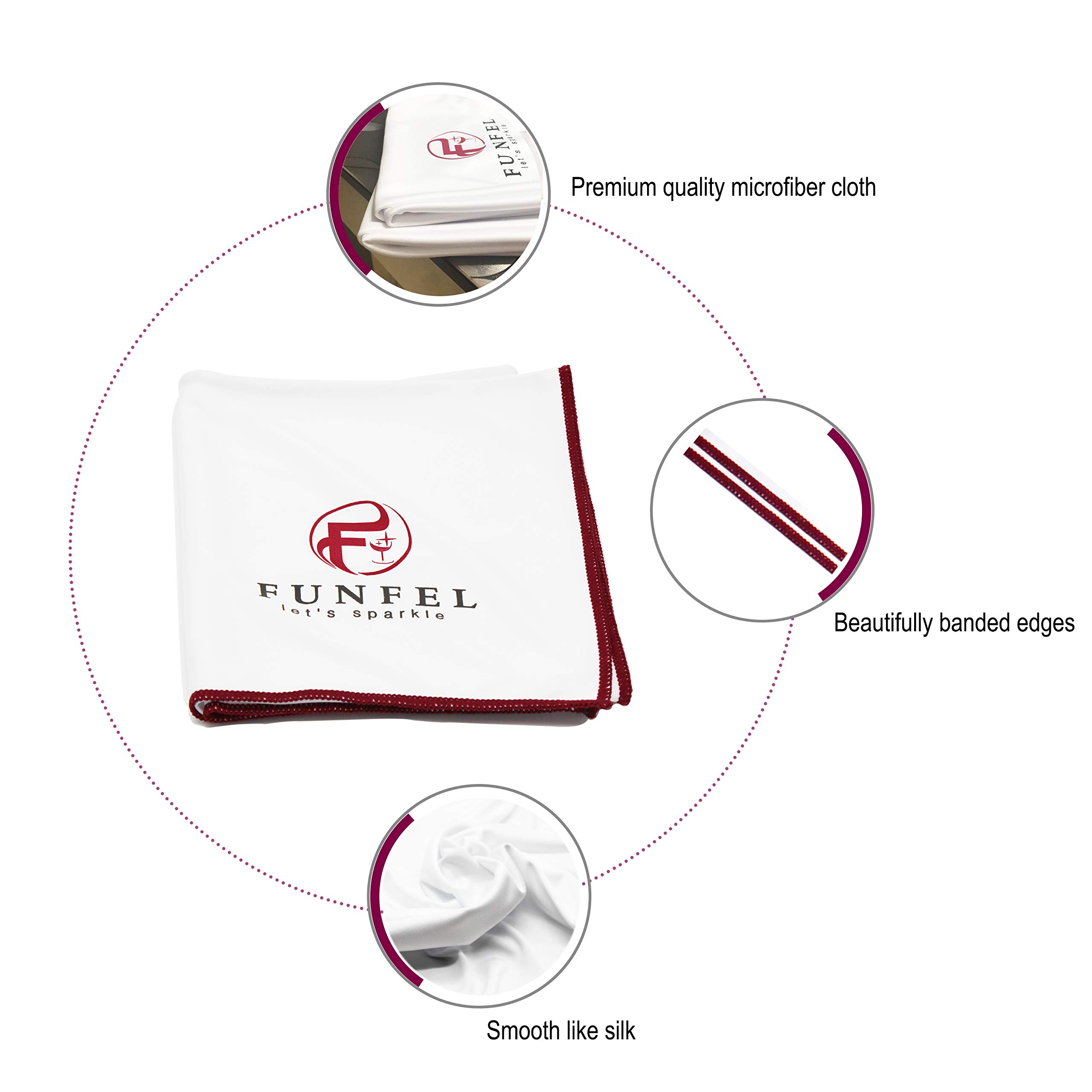 Premium Microfiber Glass Polishing Cloths - 24x20 Inch Large Streak-Free Cleaning Towels (4-Pack) for Car Windows, Mirrors, and Household Glass Surfaces