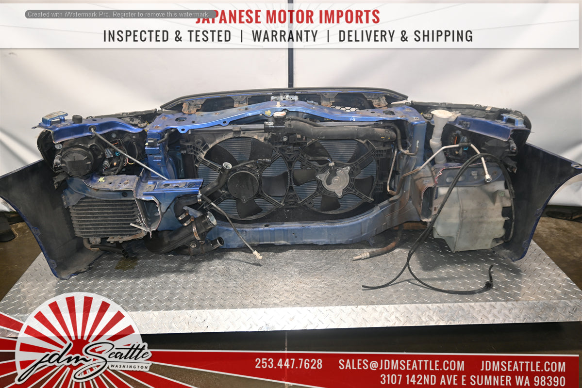 JDM Mitsubishi Lancer Evo X Complete Front End Assembly - Headlights, Core Support, Hood & Fenders | Perfect for Restoration & Performance Upgrades