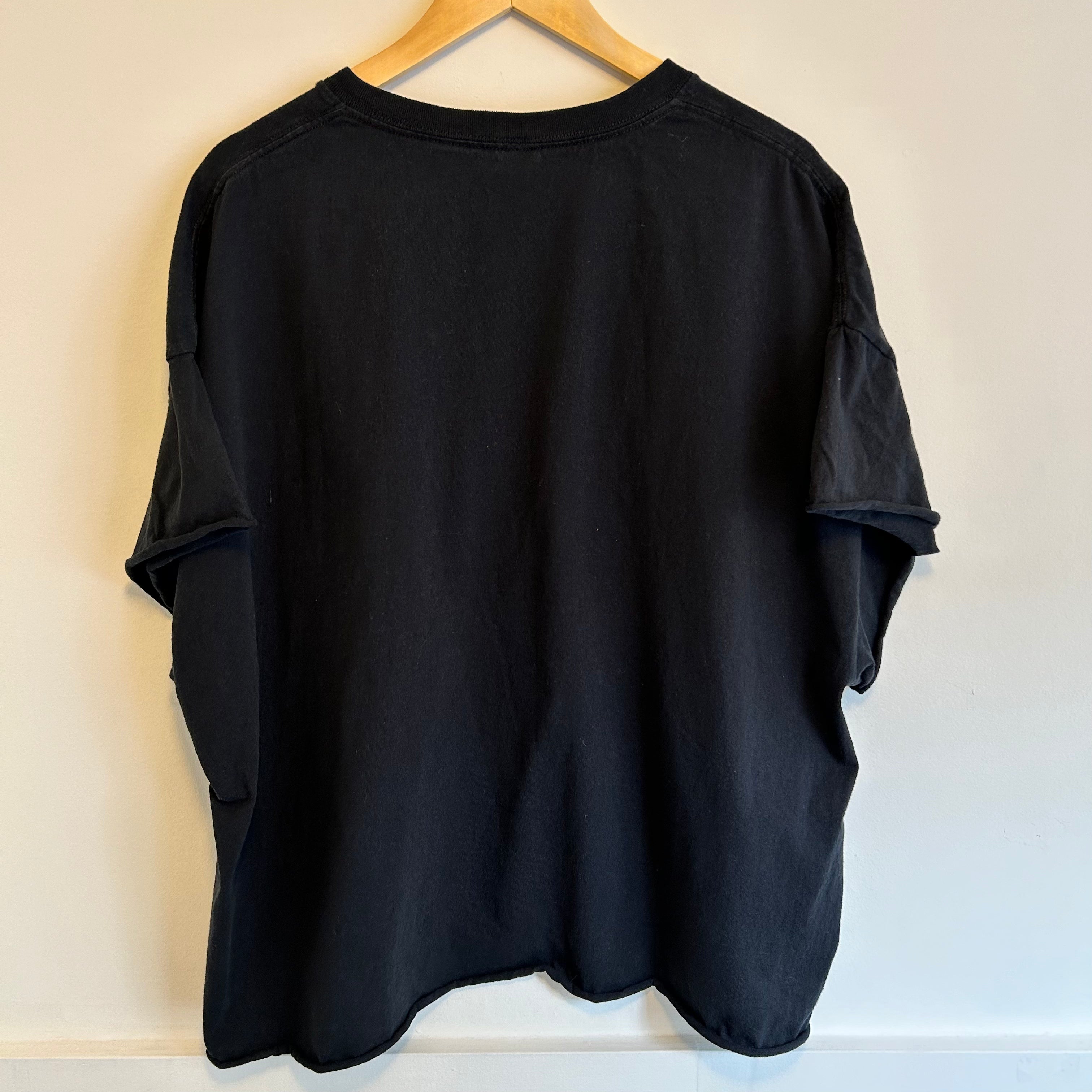 Black Cut Off T-Shirt for Men - 2XL Plus Size | Comfortable & Stylish Muscle Tee for Gym, Workout & Casual Wear