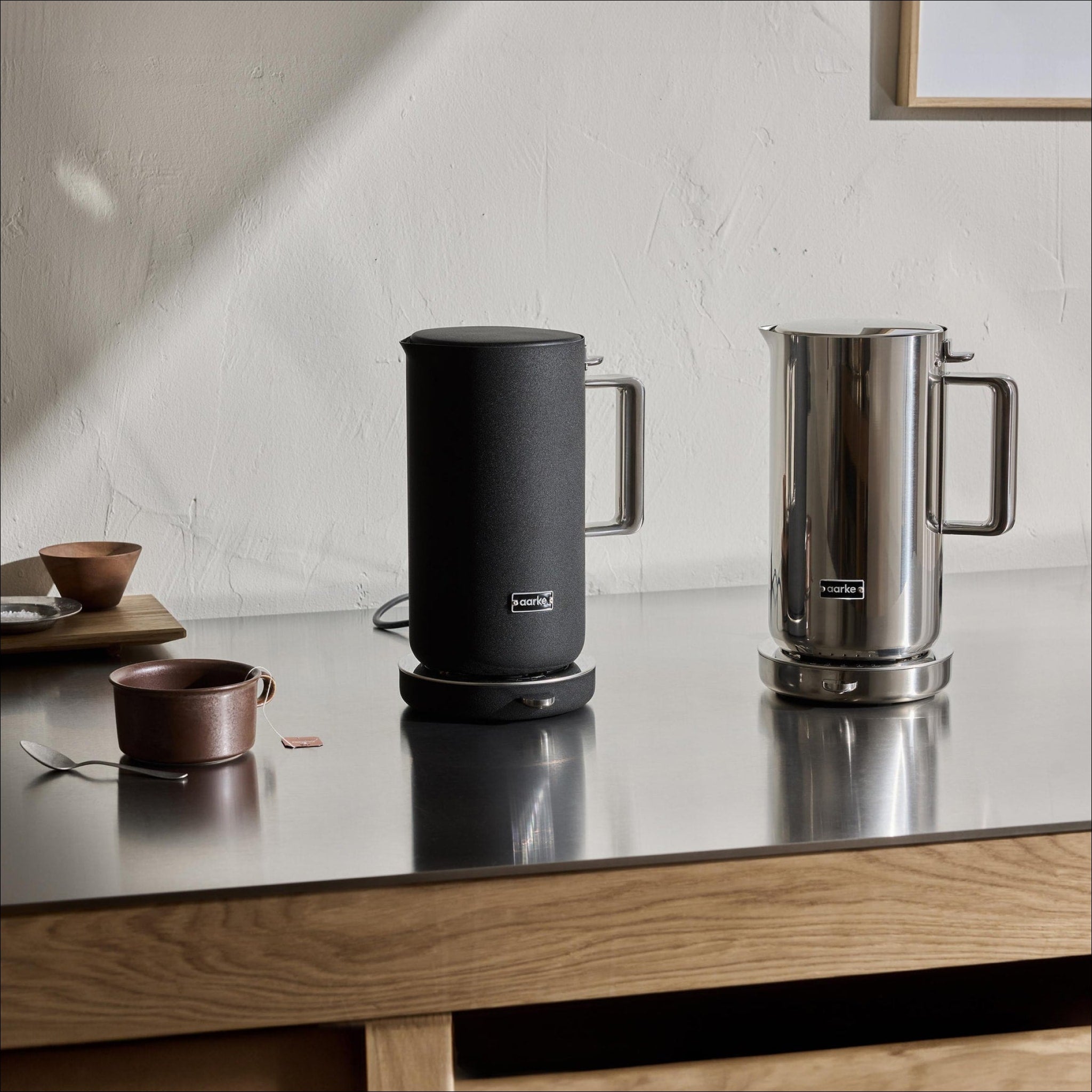 Premium AARKE Matte Black Electric Kettle - Fast Boiling & Quiet Operation - Perfect for Home, Office & Tea/Coffee Lovers - BPA-Free Stainless Steel Water Boiler