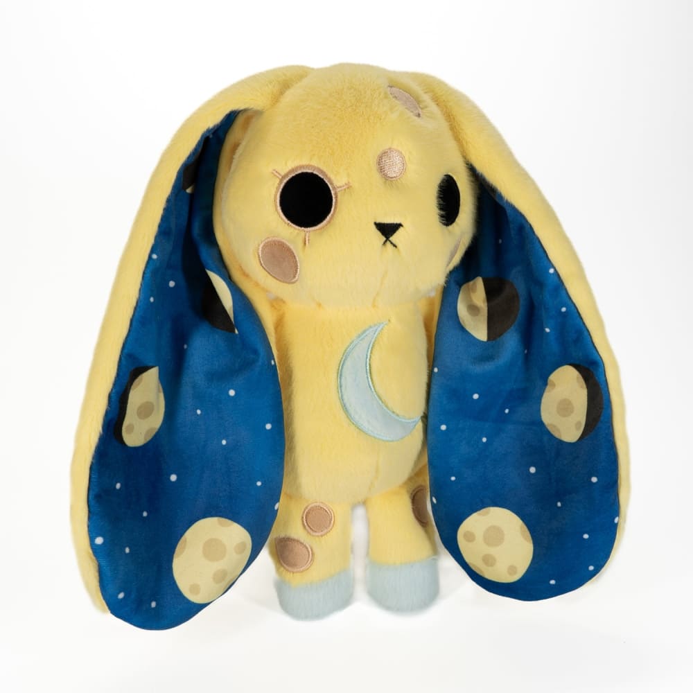 Plushie Dreadfuls Full Moon Bunny Stuffed Animal - Soft Cuddly Plush Toy for Kids, Gifts & Halloween Decor