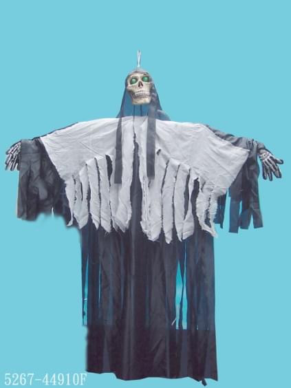 5 Foot Sonic Grim Reaper Halloween Decoration with Sound & Motion - Spooky Animated Prop for Haunted Houses, Yard Displays & Halloween Parties
