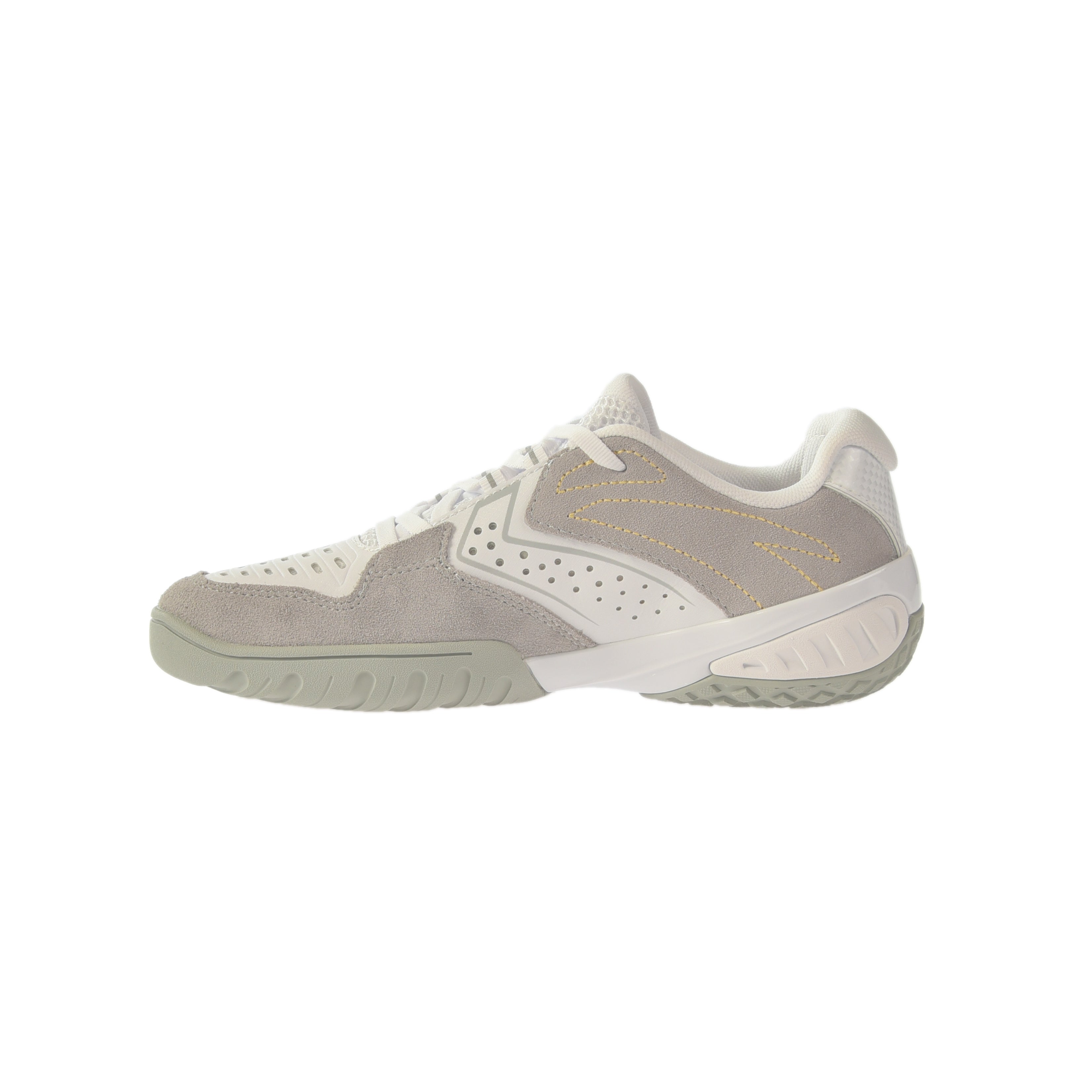 **Anta Fencing Shoes for Men & Women - Lightweight White & Gold Training Shoes for Fencing, Squash & Indoor Sports - Breathable & Non-Slip**