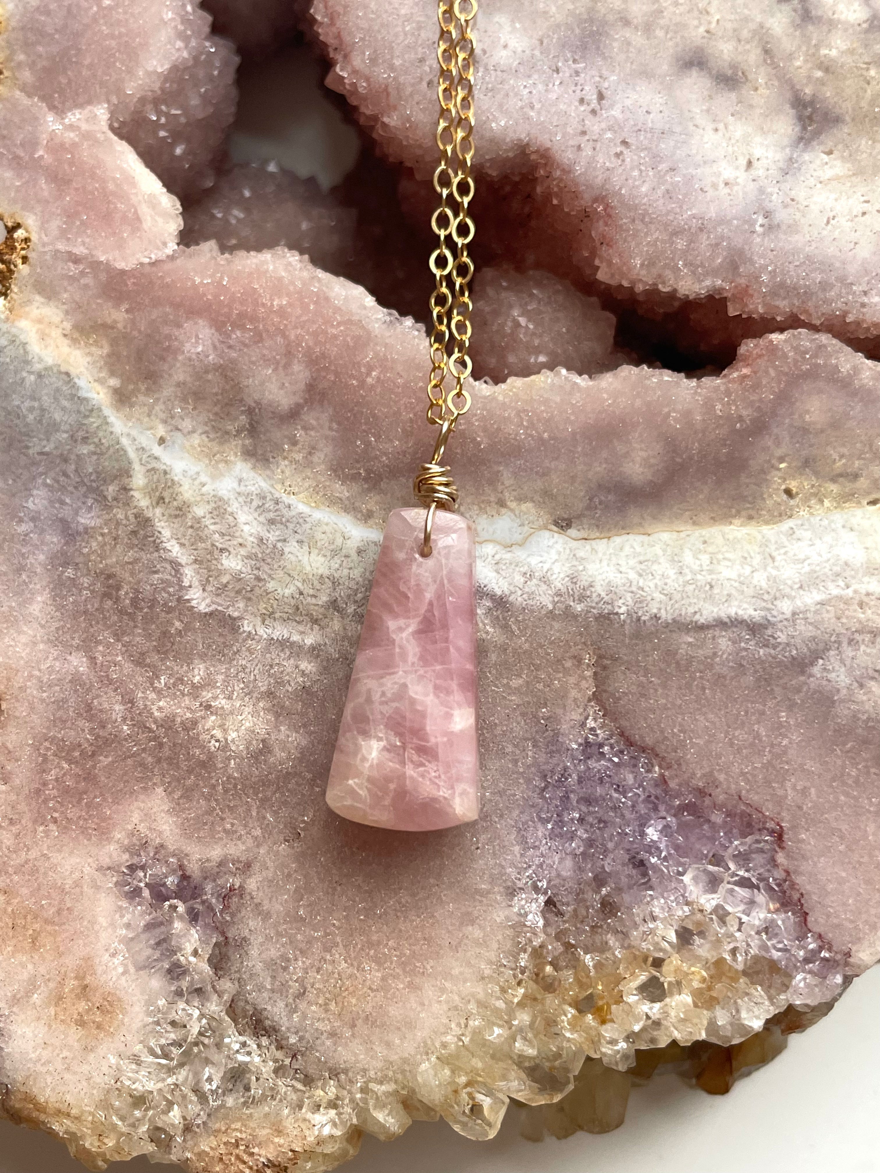 Natural Pink Tourmaline Pendant Necklace for Women - Elegant Gemstone Jewelry Gift for Birthday, Anniversary & Valentine's Day | Perfect for Everyday Wear & Special Occasions