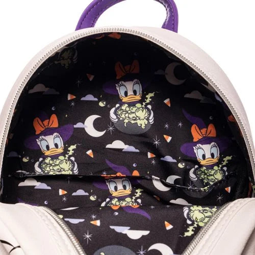 Disney Daisy Duck Halloween Mini Backpack - Daisy Witch Cosplay Purse for Kids & Adults | Entertainment Earth Exclusive | Perfect for Trick-or-Treating, Halloween Parties & Disney Themed Events