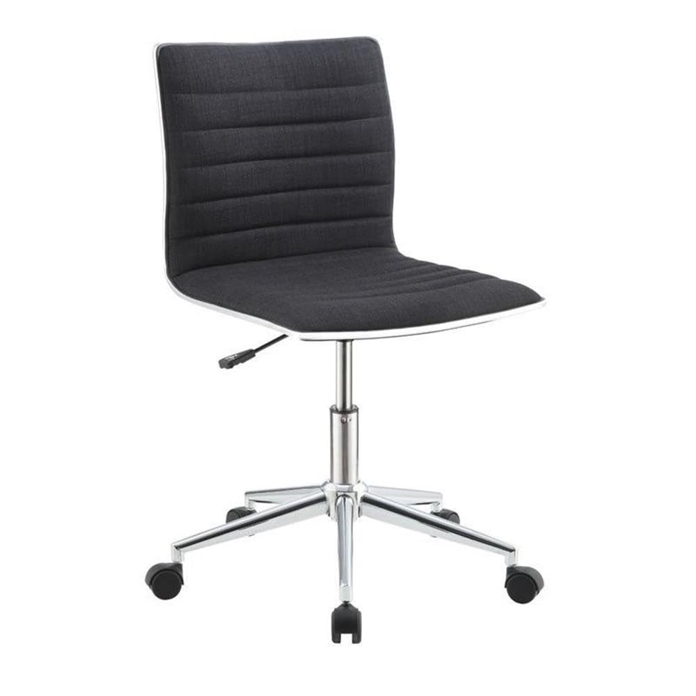 Home Square 2-Piece Office Desk and Chair Set - Ergonomic Workstation for Home Office, Study Room & Small Spaces