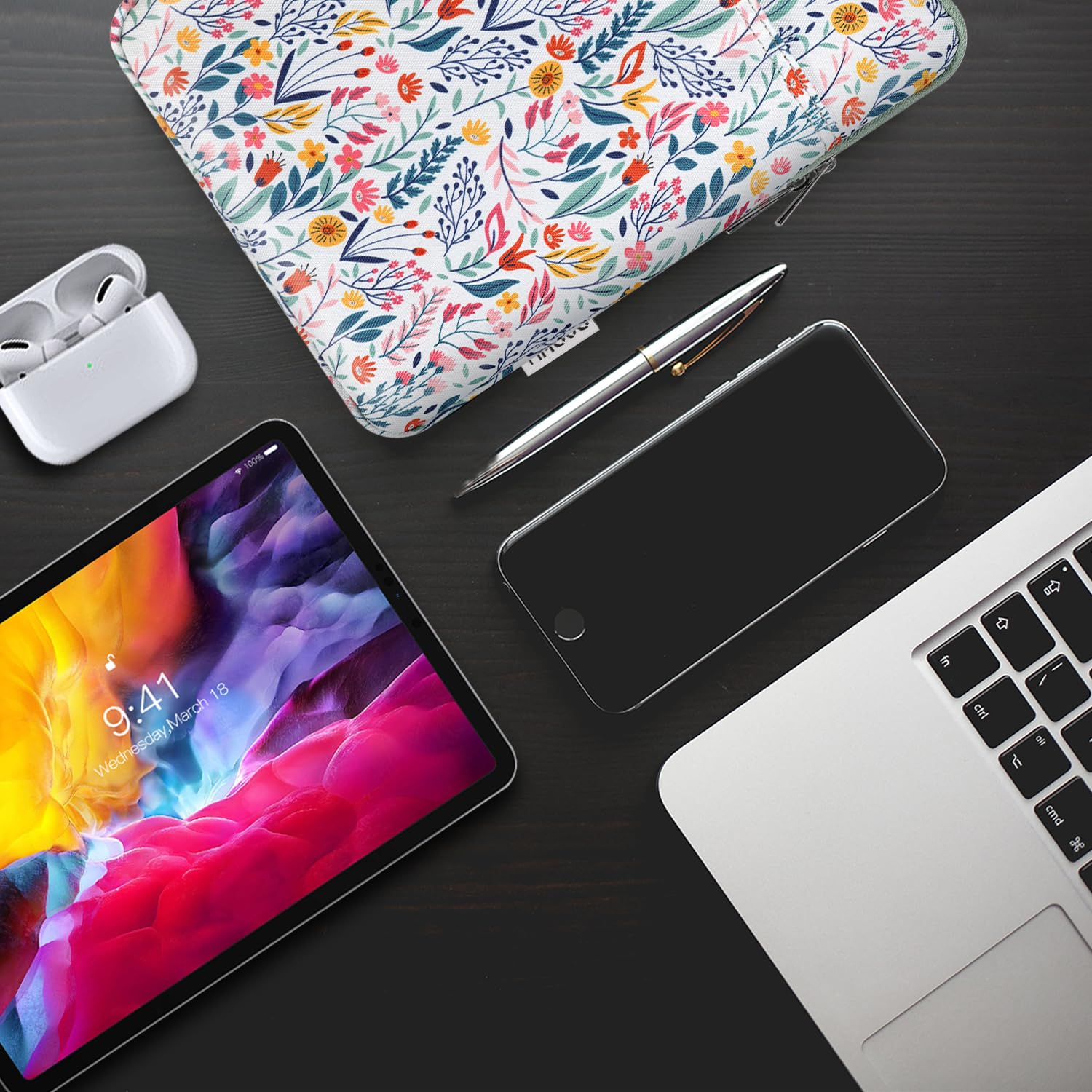 TiMOVO 9-11 Inch Tablet Case with Handle - Universal Fit for iPad Air 11 (2024), iPad Pro 11 (2024), iPad 10.2 (2019-2021), iPad 10th Gen (2022), iPad Air 5/4 10.9