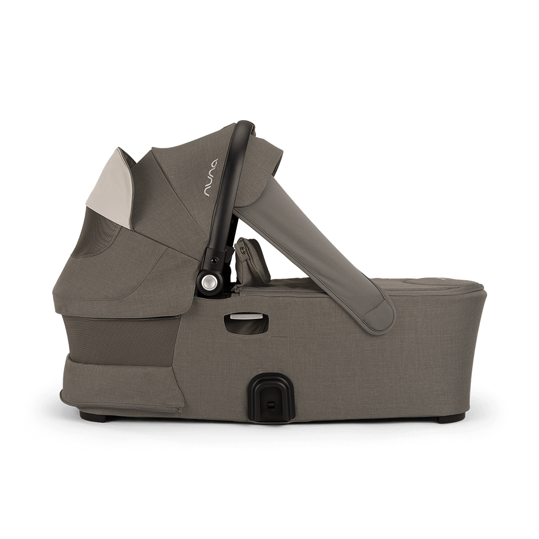 Nuna DEMI Next Bassinet with Stand - Granite Gray | Premium Baby Bassinet for Newborns | Perfect for Nursery, Bedroom & Travel