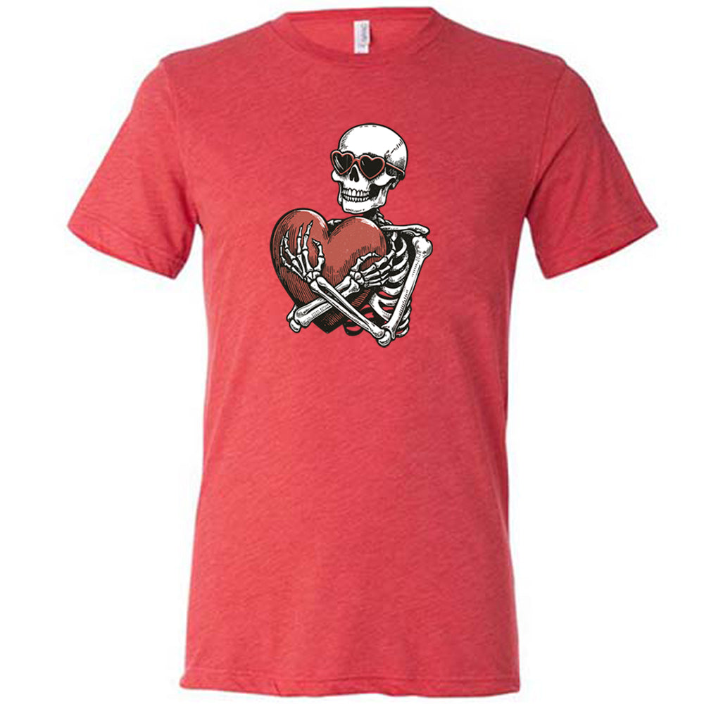 Unisex Skeleton Hug Shirt - Funny Bone Print T-Shirt for Men & Women - Perfect for Halloween Costumes, Cosplay, and Casual Wear
