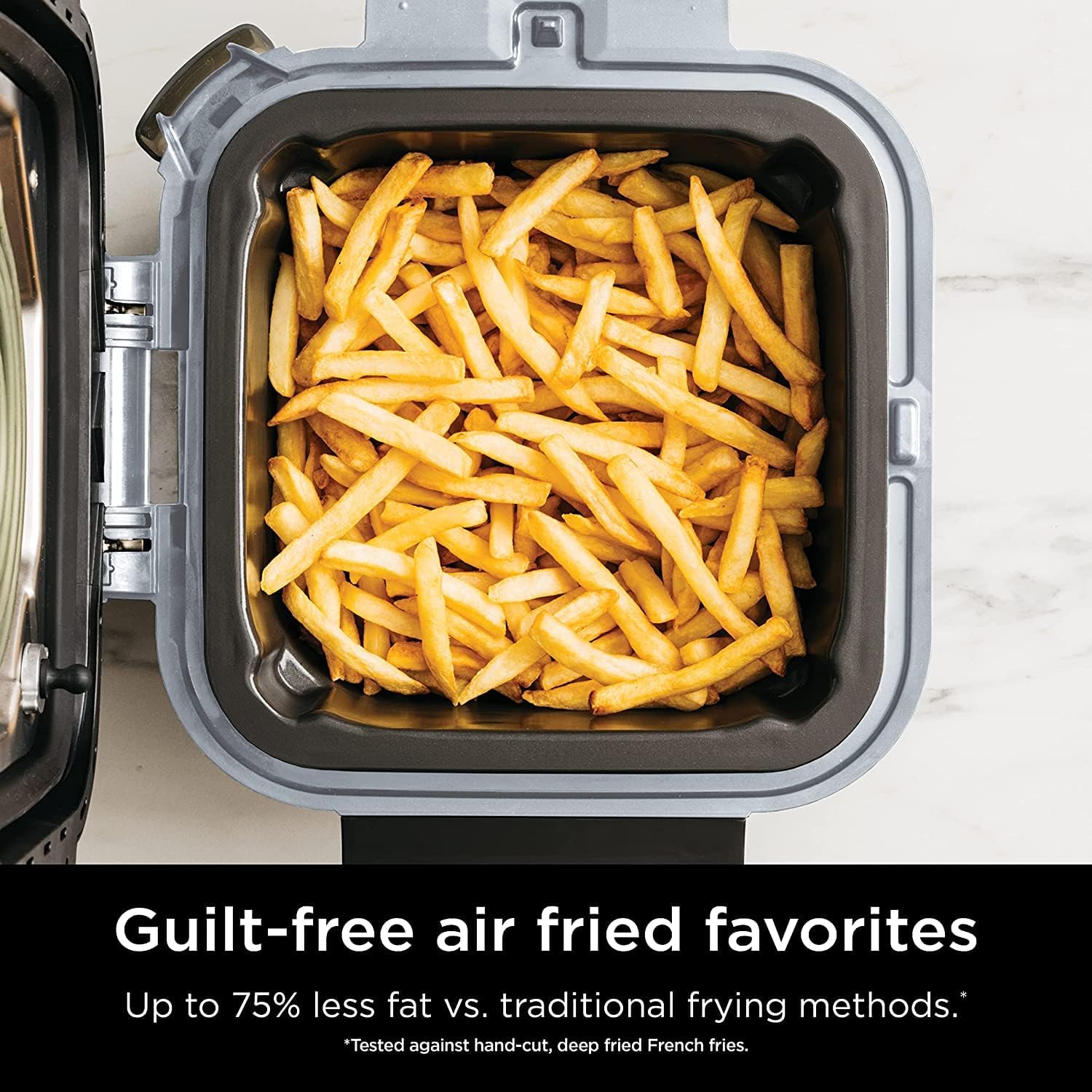 Ninja Speedi Rapid Cooker & Air Fryer - 6 Quart Capacity, 12-in-1 Multi-Cooker for Steaming, Baking, Roasting, Searing, Sautéing, Slow Cooking & Sous Vide | Fast 15-Minute Meals in One Pot | Perfect for Busy Families, Meal Prep & Healthy Cooking | Light Gray