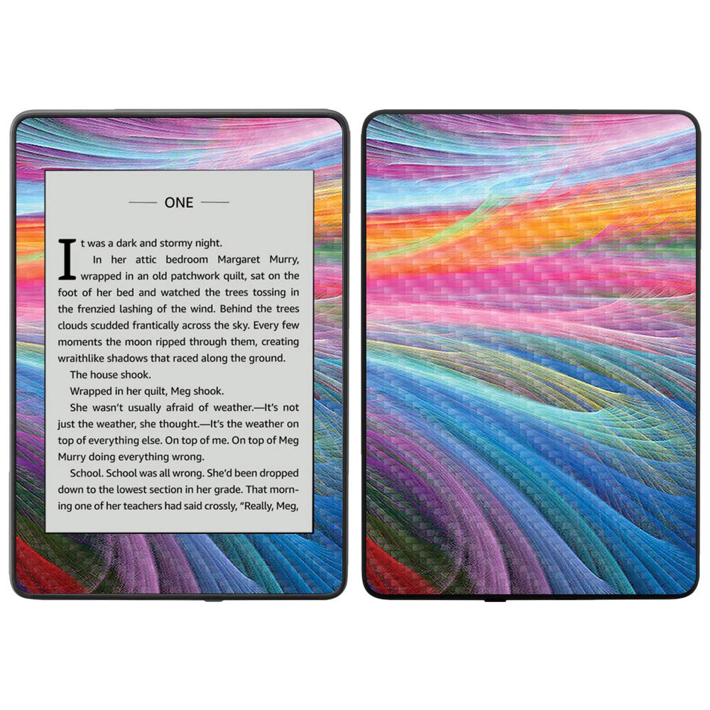 Premium Carbon Fiber Skin for Amazon Kindle Paperwhite 2018 (10th Gen) - Waterproof Protective Cover with Durable Textured Finish | Easy to Apply & Remove | Made in USA | Perfect for Travel, Reading Outdoors & Daily Protection