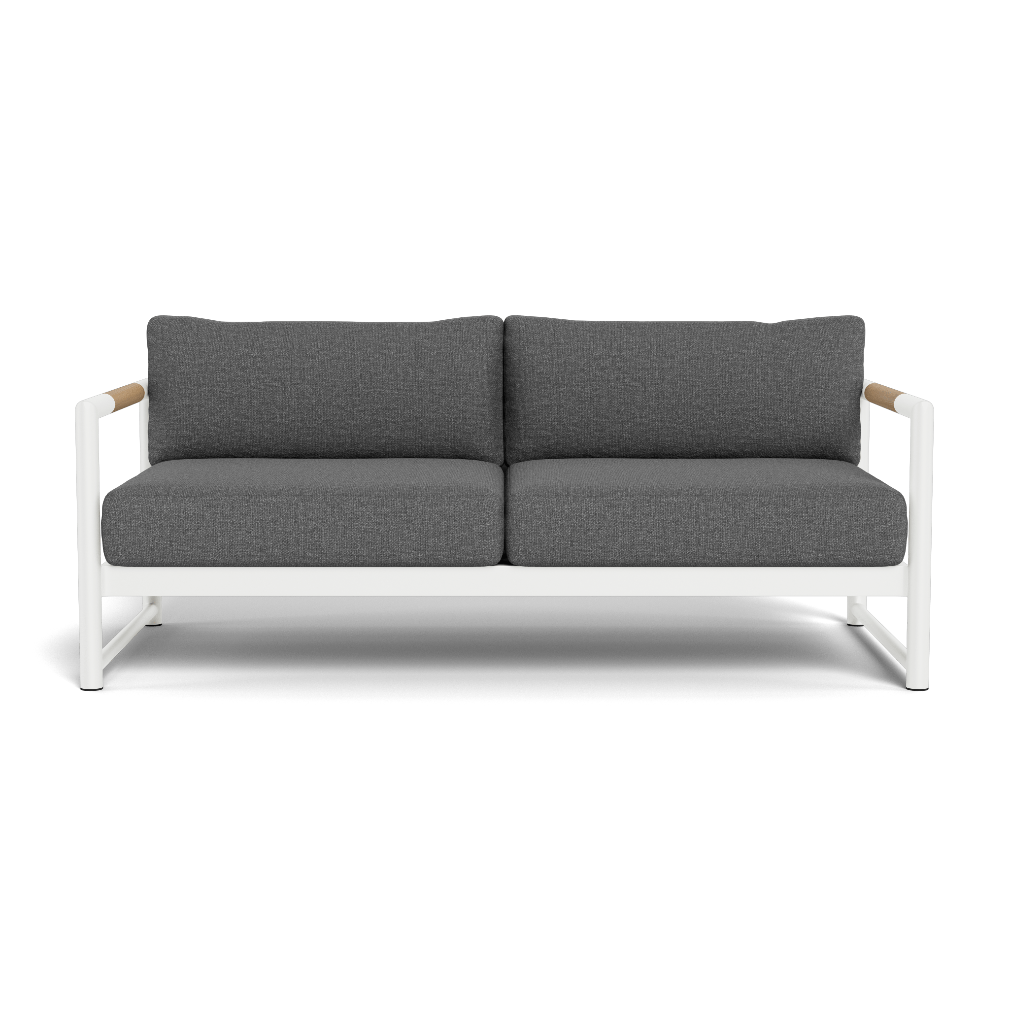 Breeze XL Aluminum 2-Seat Outdoor Patio Sofa - Lightweight & Durable Garden Furniture for Poolside, Deck, or Backyard Relaxation