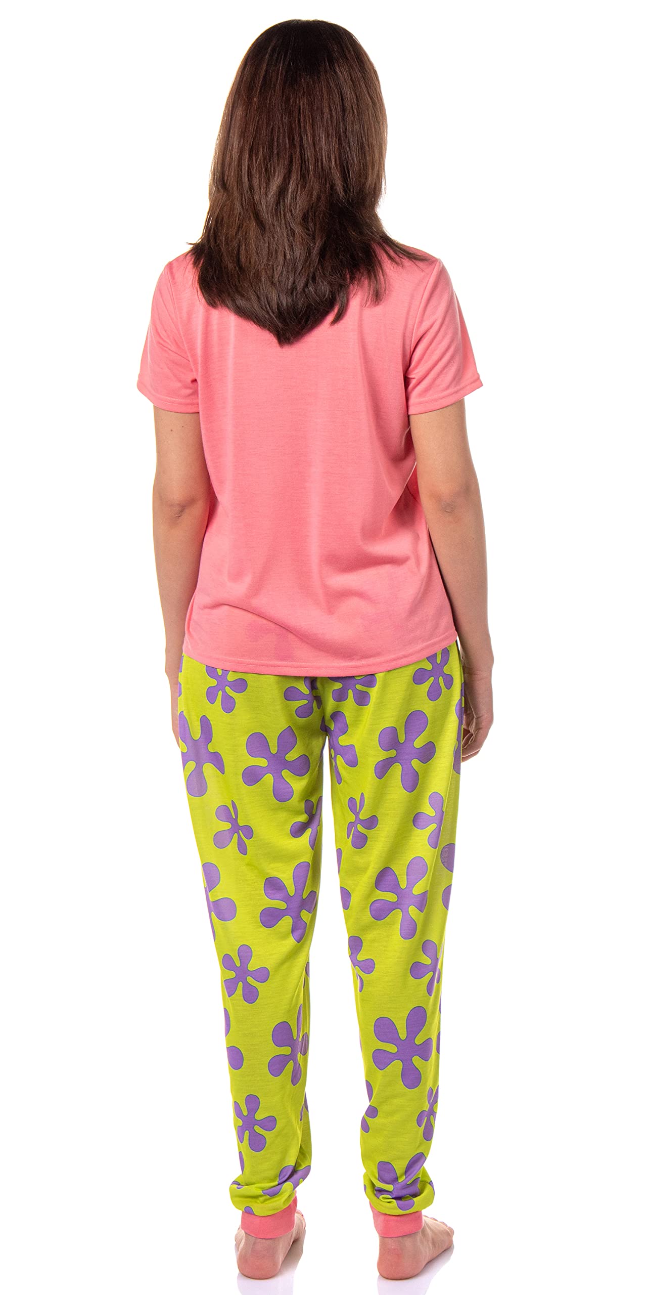 Nickelodeon Women's SpongeBob SquarePants Patrick Star Pajama Set - Soft Sleepwear for Women & Girls - Perfect for Sleepovers, Lounging & Cartoon Lovers