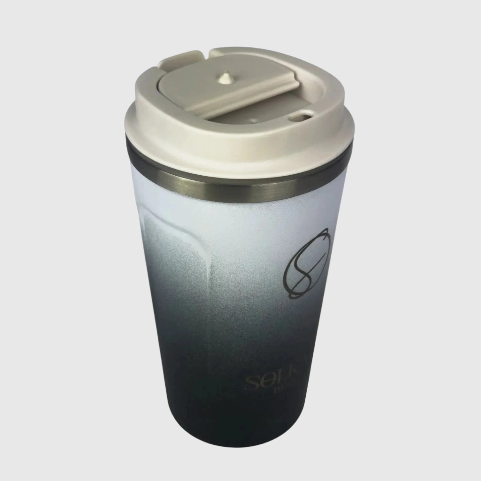 Premium 500ml Stainless Steel Insulated Travel Coffee Mug - Midnight Black - Keeps Drinks Hot/Cold for Hours - Perfect for Commuting, Camping & Office Use